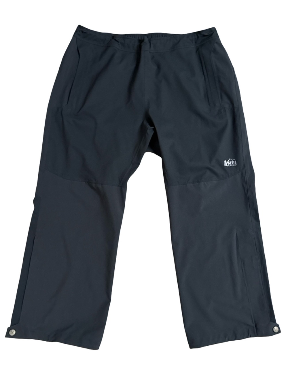 REI Rainier Rain Pants - Men's Black Performance Hiking Pants